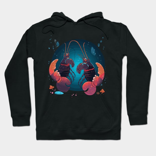 Lobster Fathers Day Hoodie by JH Mart